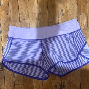 Lululemon speed shorts size 8